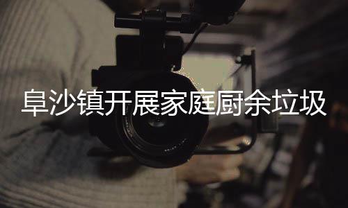 镇开展家庭厨阜沙类入户宣圾分余垃传